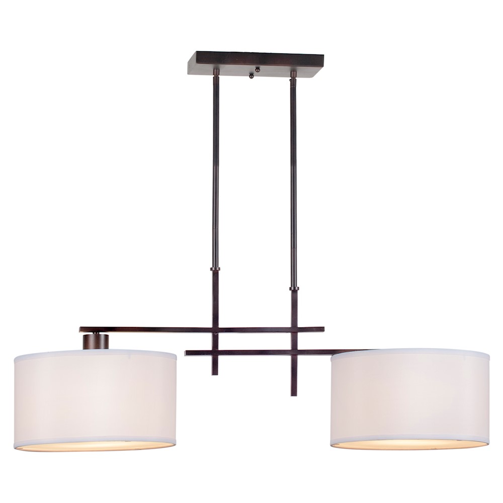 Forte Lighting 2363-06-32 6-Light Transitional Chandelier Antique Bronze Finish with Shaded Umber Glass North Coast Lighting